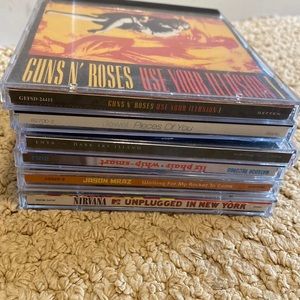 assorted alternative cd’s
